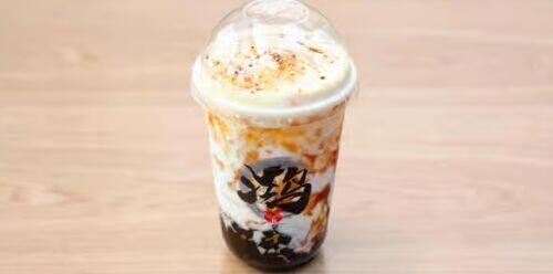 Amber Brown Sugar Dirty Bubble Milk Tea - M